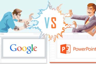 power point google slides pojedynek