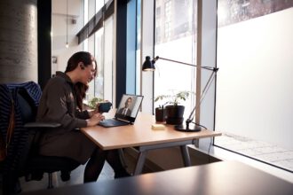 praca, home office, microsoft