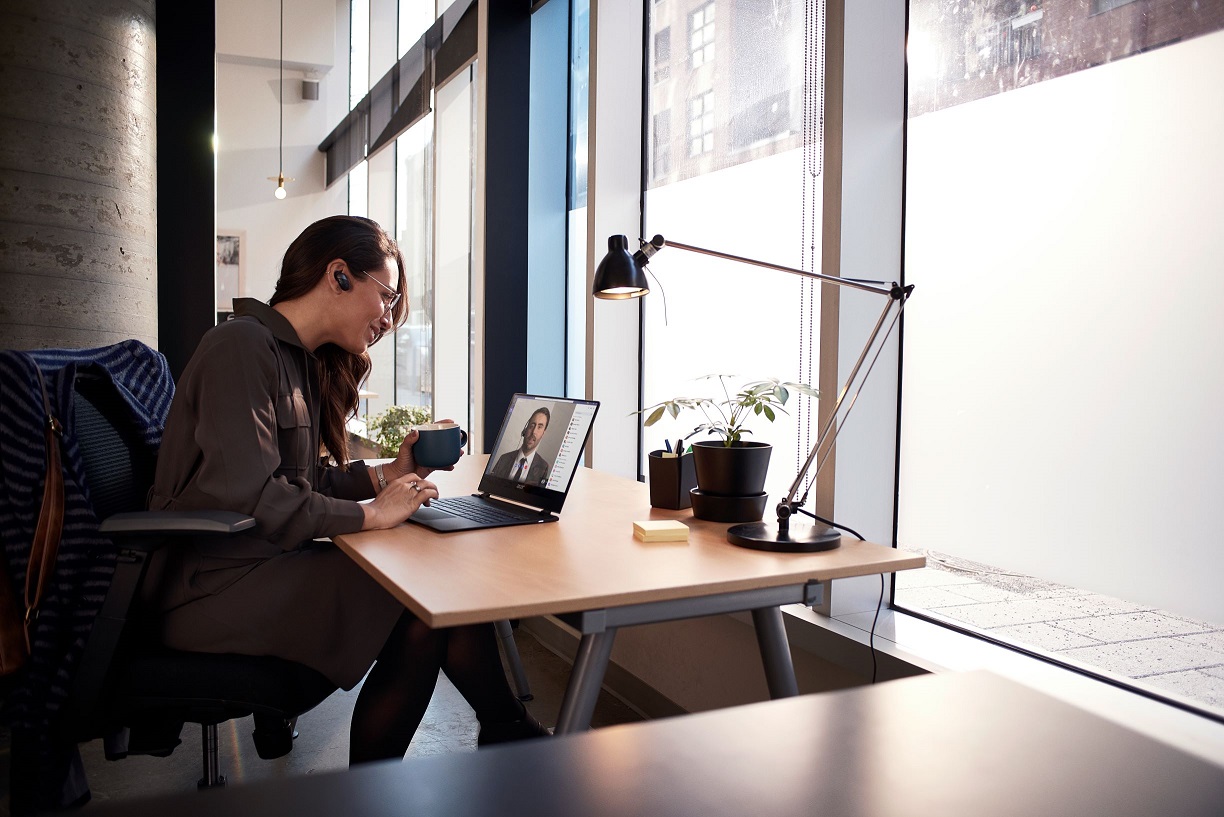 praca, home office, microsoft