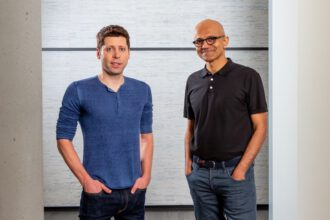 Sam Altman, Satya Nadella, openai, microsoft